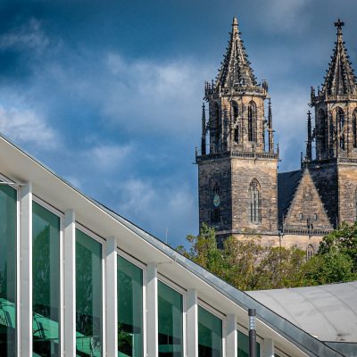 Hyparschale & Dom Magdeburg                             ©uli apel